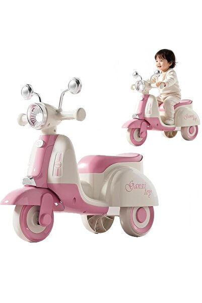 GENERAL دراجة توازن ثلاثية العجلات للأطفال مع إضاءة ليد وموسيقى، دراجة ثلاثية...
