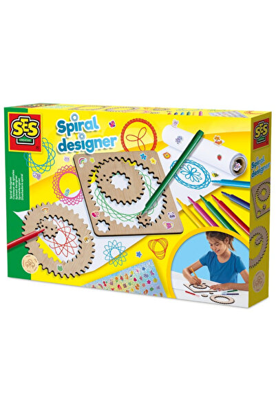 SES Creative Spiral Designer Set Wooden Wheels (S14788)