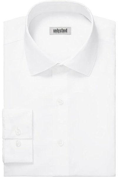 Kenneth Cole New York قميص رجالي من كينيث كول بقصة عادية ولون موحد (عبوة من ق...