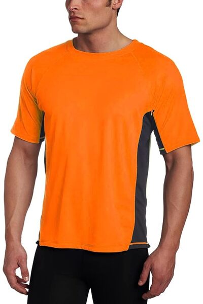 Kanu Surf قميص سباحة رجالي من Cb Rashguard بعامل حماية من الأشعة فوق البنفسجي...