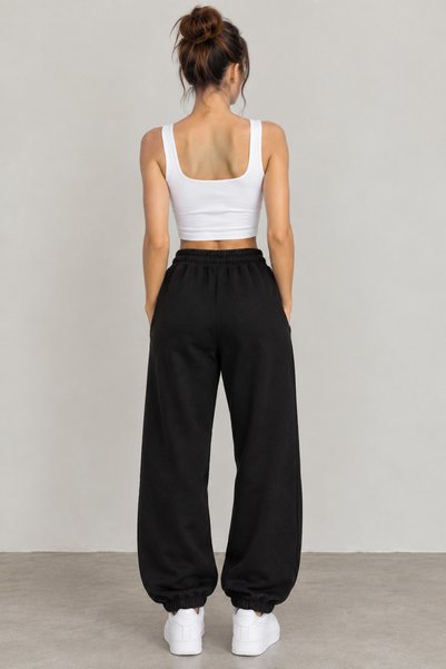 Glowzia Women's Oversize Sweatpants Winter Cotton Lined