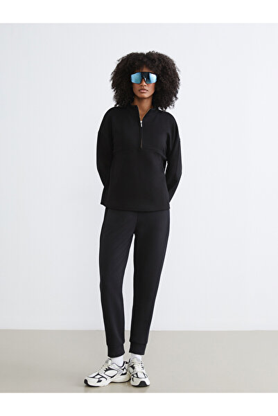 LC Waikiki Two Mt Shop Quality Koor Sport Black Interlock Plain Loose & Baggy...