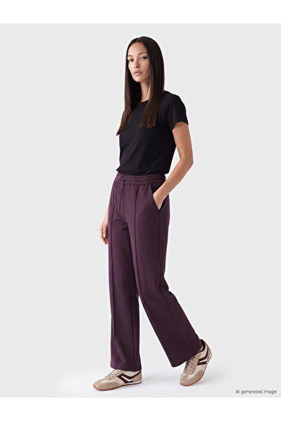 LC Waikiki Two Mt Shop Quality Plum Diver Fabric Straight Loose & Baggy Women...