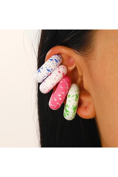 KASTWAVE NALACAL Chunky or Thin Ear Cuffs Non Piercing for Women