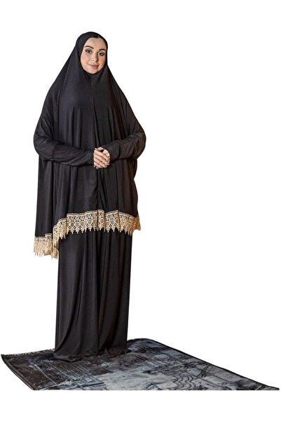 Generic Women's Muslim One Piece Prayer Dress for Women Abaya Dress Islamic M...