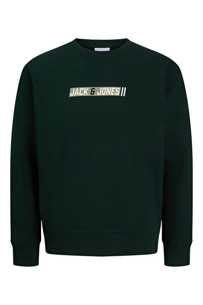 Jack & Jones JJMUNK Erkek Bisiklet Yaka Sweatshirt Rahat Günlük