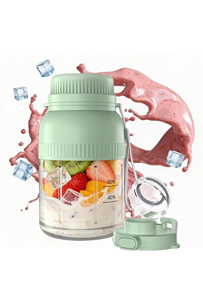 Generic خلاط شخصي محمول مع كوب عصير سعة 1300 مل خالٍ من مادة BPA، قابل لإعادة...