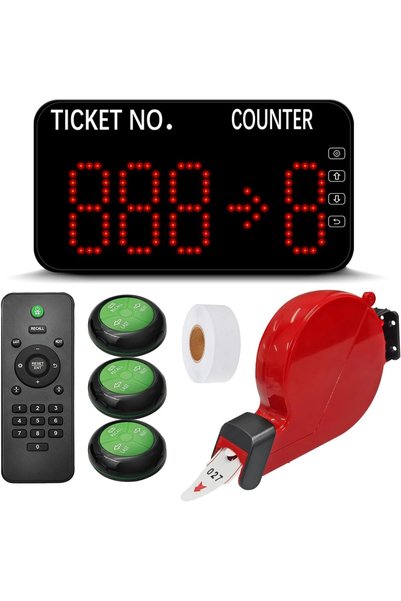 Generic 【Arabic Voice】Wireless Queue Calling System - Take a Number Pager Sys...