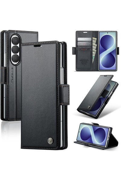 Generic for iPhone 15 Flip Case, PU Leather Wallet Cover with RFID Blocking, ...