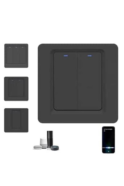 GENERAL WiFi Smart Light Switch, No Neutral Wire Required, Smart Wall Switch ...