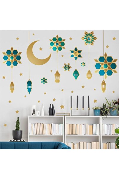 Generic ملصقات جدارية لتزيين رمضان، ملصقات جدارية إسلامية للعيد، ديكور رمضان ...