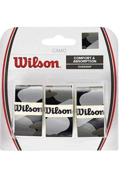 Wilson مجموعة أغطية مقبض مضادة للانزلاق بتصميم مموه، 3 عبوات إضافية