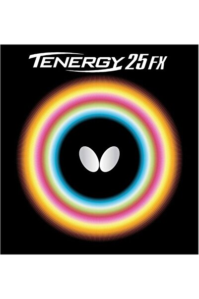 BUTTERFLY Tenergy 25 FX Table Tennis Rubber (2.1, Red)
