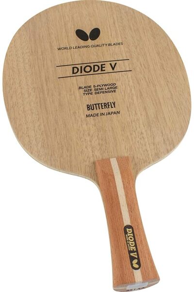 BUTTERFLY Diode V Table Tennis Blade - All-Wood Chopper/Modern Defender Blade...