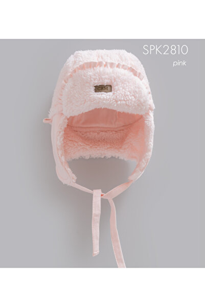 Caramell İncibaby Ear-Protecting Soft Welsoft Baby Girl Beanie New Season