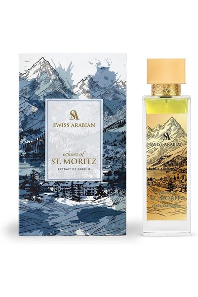 SWISS ARABIAN Echoes of St. Moritz Extrait De Parfum Unisex 100ml – Luxury Long-Lasting Fragrance