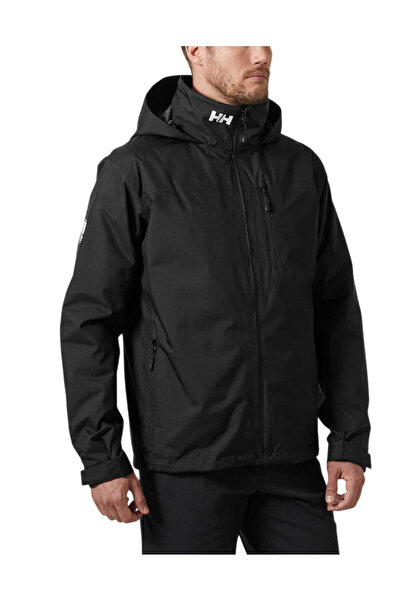 Helly Hansen Ανδρικό Crew Hooded Midlayer 2 Μπουφάν Μαύρο 34442-BLACK