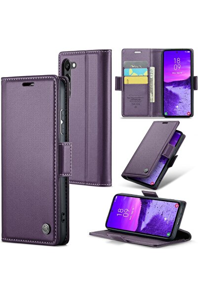 Generic for iPhone 15 Flip Case, PU Leather Wallet Cover with RFID Blocking, ...