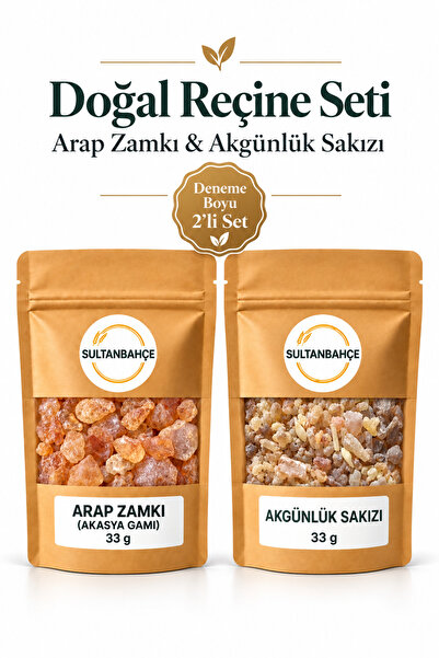 sultanbahçe Arap Zamkı (Akasya Gamı) & Akgünlük Sakızı 2’li Deneme Seti 2 x 33 g