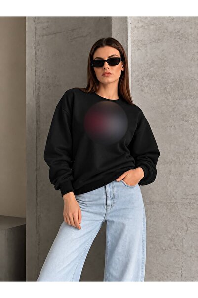mylunessa To Hil Black Long Sleeve Sweatshirt