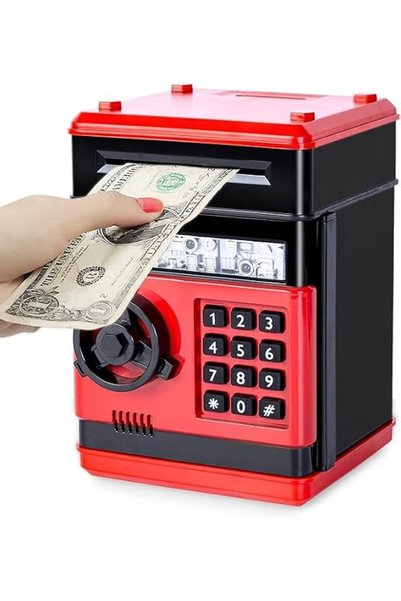 Refasy حصالة نقود آمنة للأطفال البنات، صندوق توفير النقود بكلمة سر، حصالة نقو...