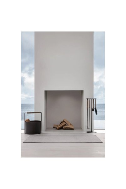 Blomus Găleată din lemn, metal, mâner maro, înălțime 45cm