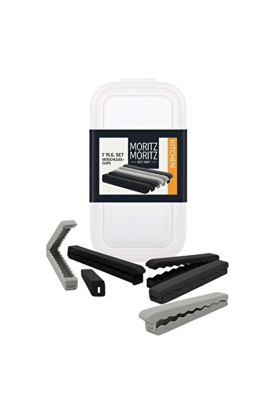 Moritz & Moritz Set de cleme pentru sigilarea pungilor alimentare, cutie de d...
