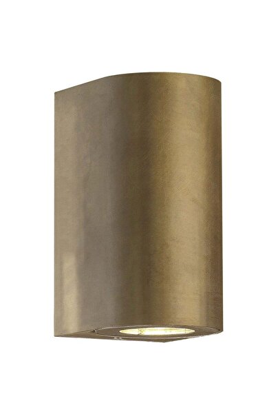 Nordlux Aplică de perete Canto Maxi 2, 2x28W, alamă, 8.7x17cm