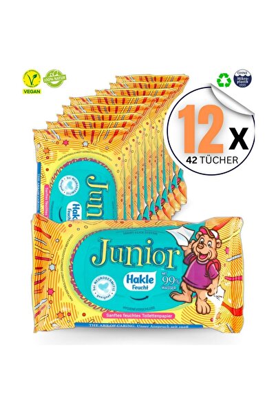 Hakle Cutie șervețele umede igienice junior, 12 pachete x 42 bucăți