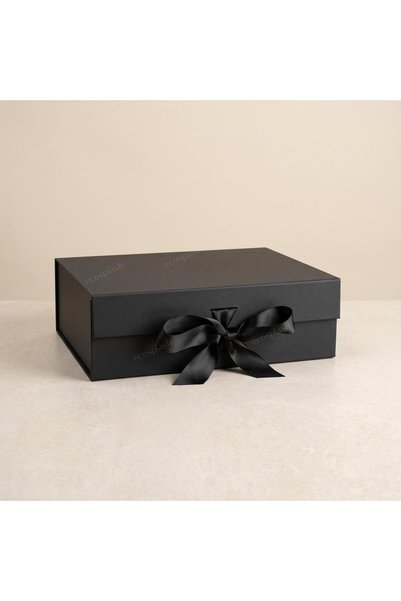 Generic Brand Premium Gift Box with Satin Ribbon, 32 x 20 x 10 cm, 1200 GSM M...