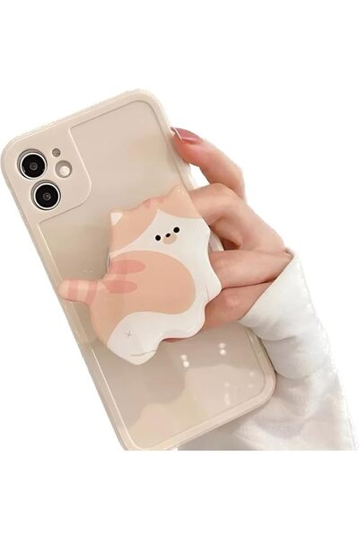 Tazweeq Waterproof Cute Kawaii Cat Phone Grip/Phone Accessory/Phone Holder/Ph...