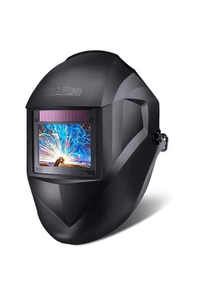Tacklife Mască de sudură automată PAH03D, Afișaj cristal, Negru, Vizor 100x73...