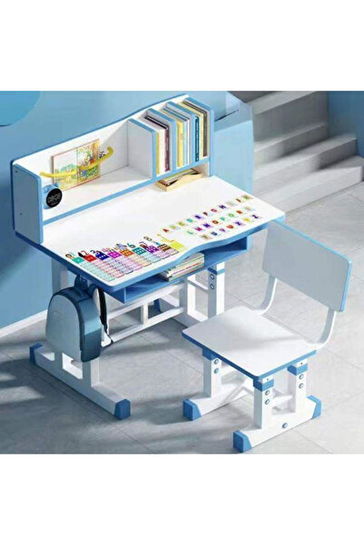 Creative Toys Birou Reglabil pentru copii Alb/Albastru 2-11 ani 70x45x75cm