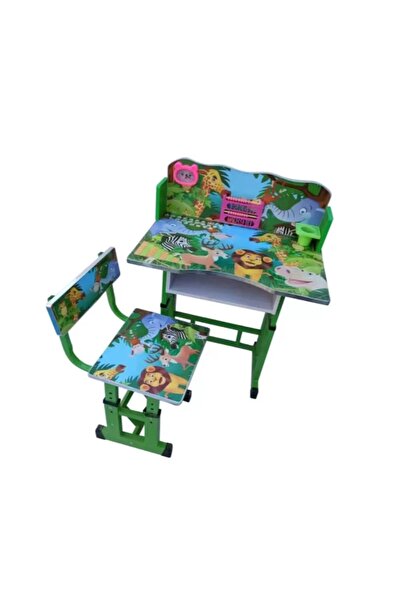 Creative Toys Παιδικό σετ γραφείου με καρέκλα, ρυθμιζόμενο καθ' ύψος, για 2-1...