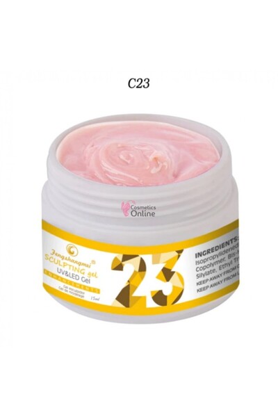 FSM Gel UV / LED Sculpting Gel de constructie, 15ml - 23 Fresco Rose