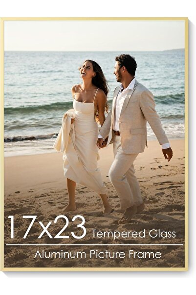Generic إطار صورة 8x10، عرض صور 5x7 مع مات أو 8x10 بدون مات، عرض على الحائط أ...