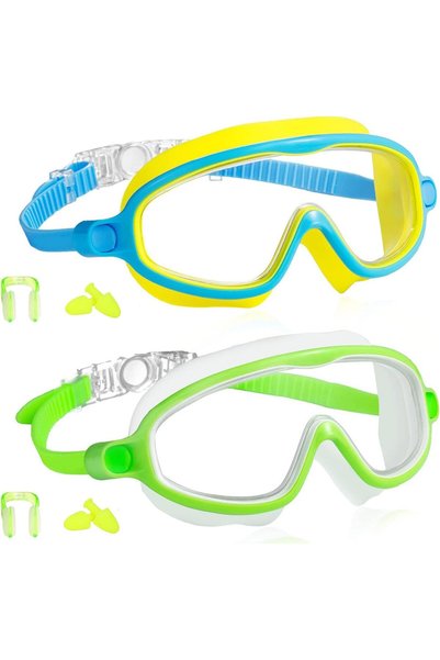 Generic Kids Swimming Goggles, Anti-Fog, UV Protection, Wide View, Pool Goggl...