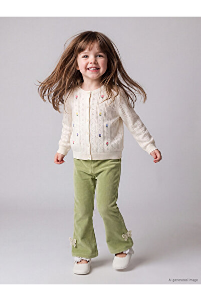 LC Waikiki Esvab • Modern & Distinctive Butterfly Embroidered Velvet Baby Gir...