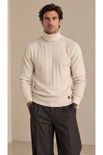 ALEXANDERGARDI Hair Knit Turtleneck Knitwear Sweater
