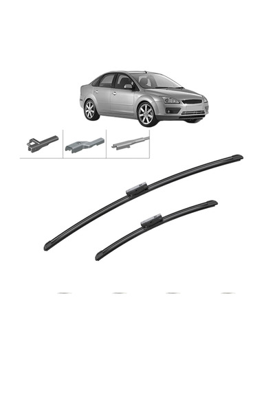 Bosch Set de 2 ștergătoare FORD FOCUS II Sedan (DB, FCH, DH) 2005-2012, pentr...