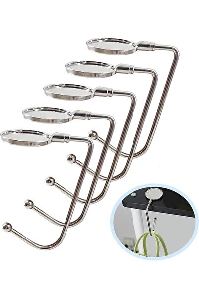 Generic 5 Pcs Purse Hook, Handbag Purse Hanger Hook, Handbag Storage Decor Ta...