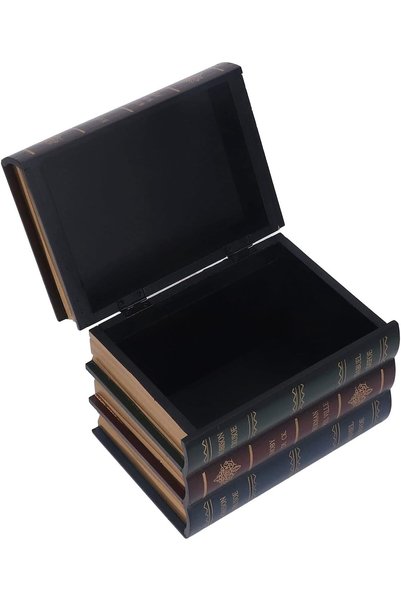 Generic Vintage Antique Book Trinket Box - Decorative Storage Box for Home, L...