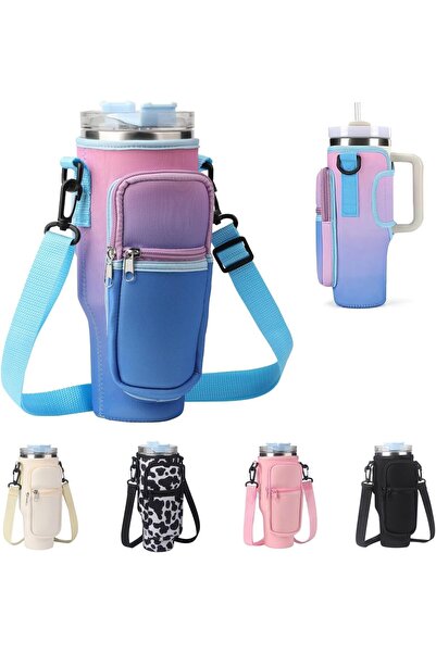 Generic Water Bottle Carrier Bag for Stanley 40 Oz Tumbler, Water Bottle Hold...