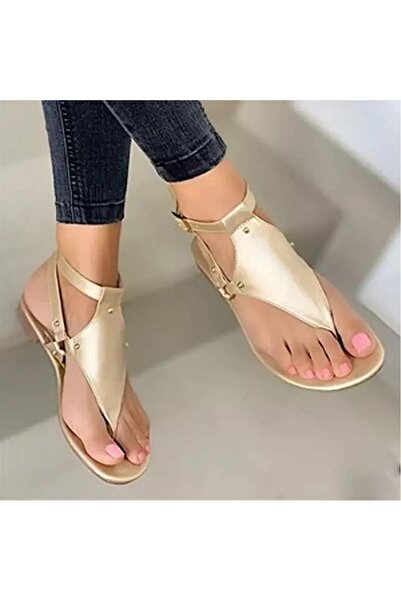 Generic Women Sandals Summer Outdoor Beach Flip-Flop Sandals Solid Fashion Gl...