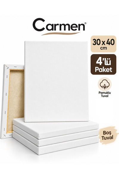 Carmen Tuval 30x40 cm 4 Adet Resim ve Hobi İçin