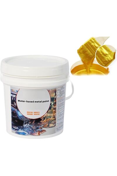 Generic 200g Water-Based Gold Leaf Paint for Art and Handcrafts, Super Bright...
