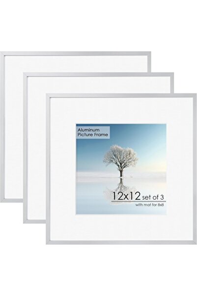 Generic إطار صورة 8x10، عرض صور 5x7 مع مات أو 8x10 بدون مات، عرض على الحائط أ...