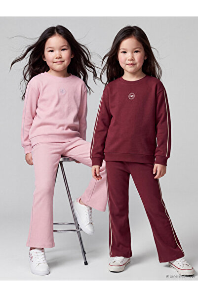 LC Waikiki Esvab • Modern & Stylish Girls' Glittery Spanish Leggings 2-Pack