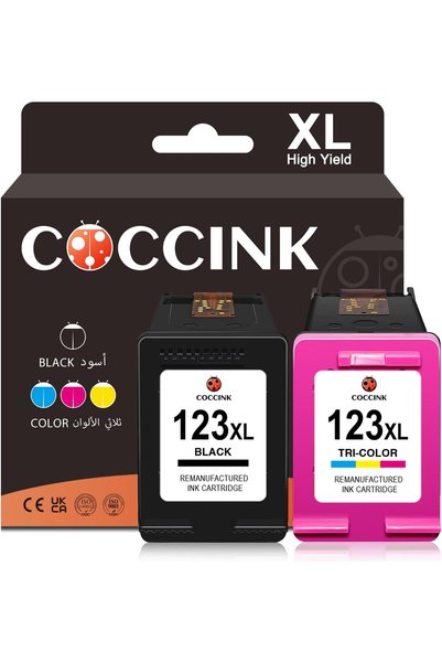 Generic 123 XL Ink Cartridges for HP 123 Ink Cartridge for Deskjet 2130 2620 ...