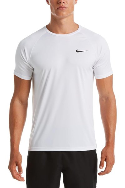 Generic Mens Short Sleeve Hydroguard Rashguard